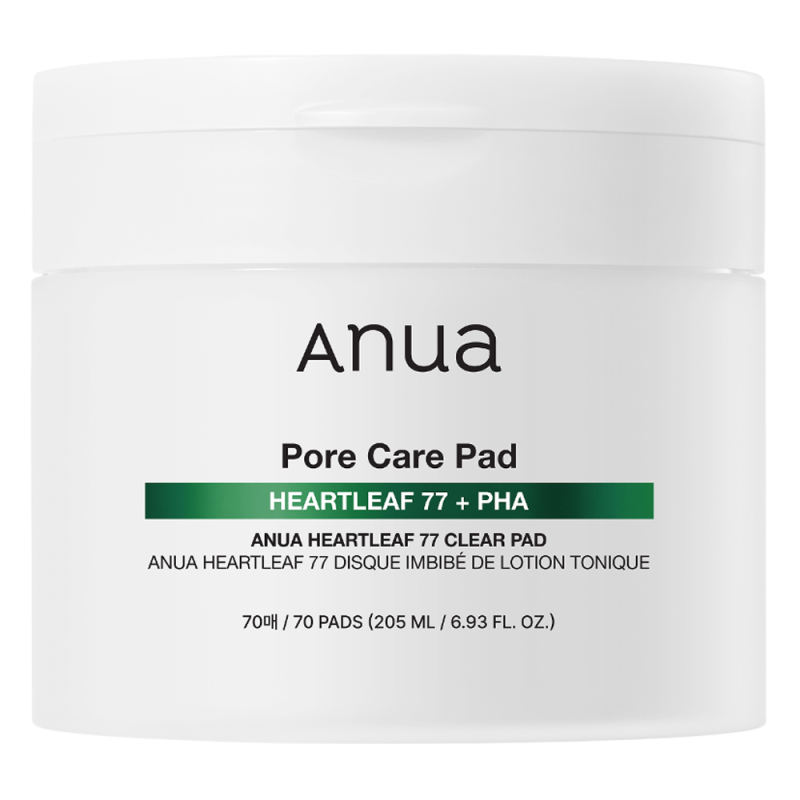 Anua Heartleaf 77+ Clear Pad 70 pièces