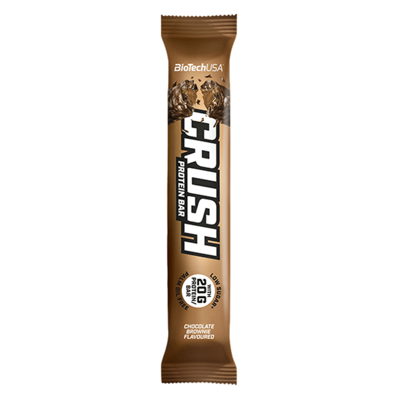 Biotech Crush Bar Barre protéinée chocolat-brownie 64gr