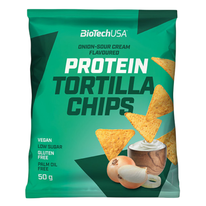 Biotech Protein Tortilla Chips crème oignon 50gr