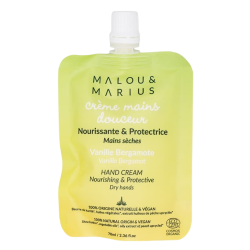 Malou & Marius Crème Mains douceur Vanille Bergamote 70ml