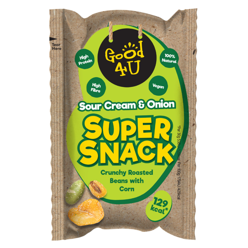 Good4u Sour Cream & Onion Super Snacks 10 x 30gr