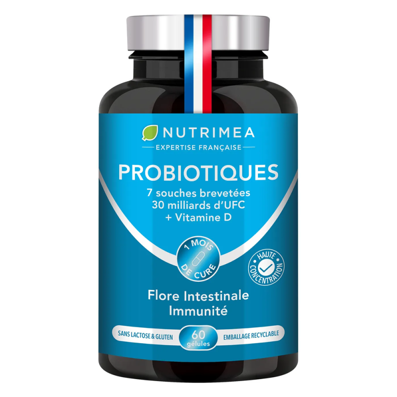 Nutrimea Probiotiques Flore Intestinale Immunité 60 gélules