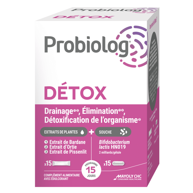 Probiolog Détox 15 sachets + 15 gélules