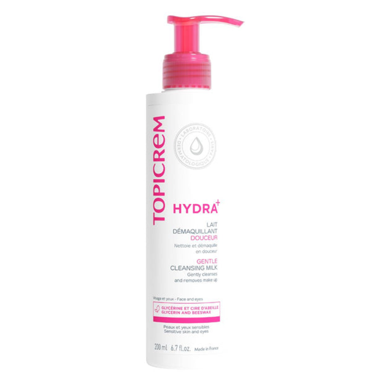 Topicrem Hydra+ Lait démaquillant douceur 200ml