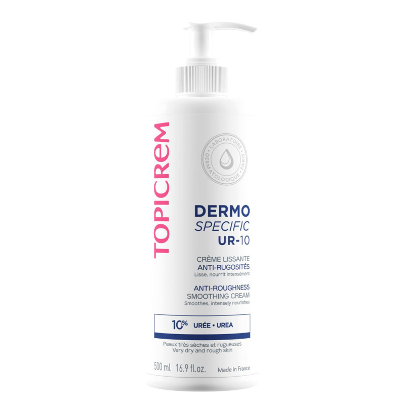 Topicrem Dermo Specific UR-10 Crème lissante anti-rugosités 500ml