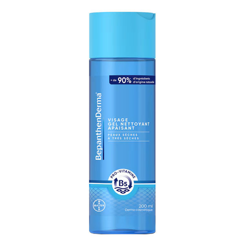 BepanthenDerma Gel nettoyant apaisant visage 200ml