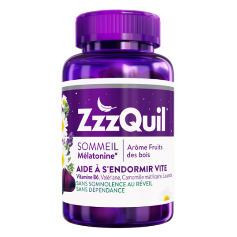ZzzQuil Sommeil 60 gommes