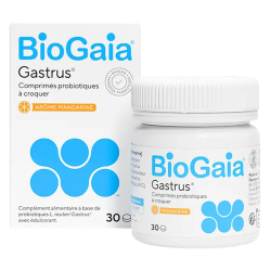 BioGaia Gastrus 30 comprimés probiotiques à croquer