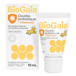 BioGaia Gouttes Probiotiques + Vitamine D 10ml