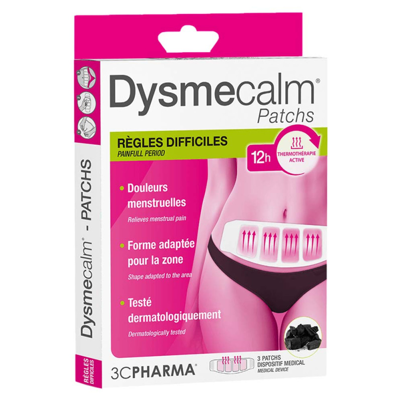 3C Pharma Dysmecalm Règles Difficiles 3 patchs