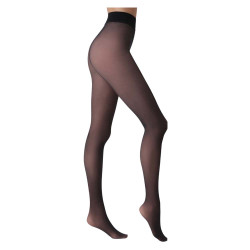 DIM Thermo Collant chaud effet transparent Noir taille 1/2