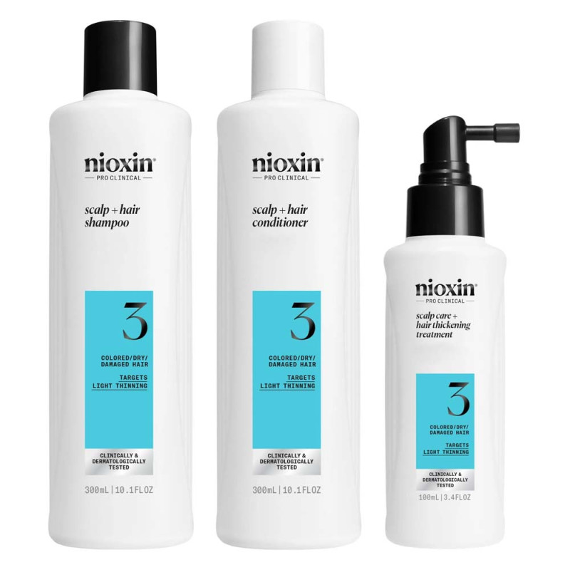 Nioxin Kit Systeme 3 Cheveux colorés avec chute modérée