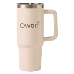 Owari Gourde Travel Mug beige