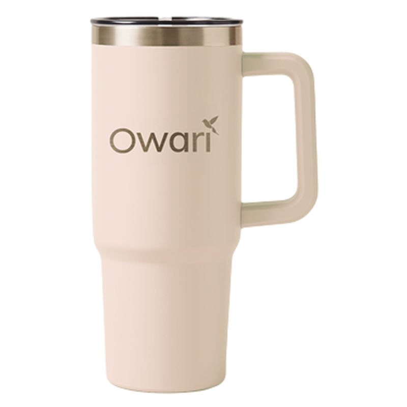Owari Gourde Travel Mug beige