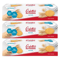 Nutrisens Galettes HP HC Biscuits Nature 3x125gr