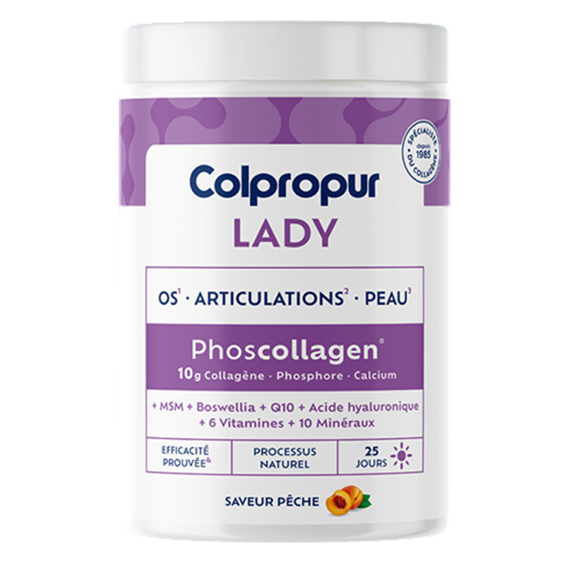 Colpropur Lady Phoscollagen saveur Pêche 340gr
