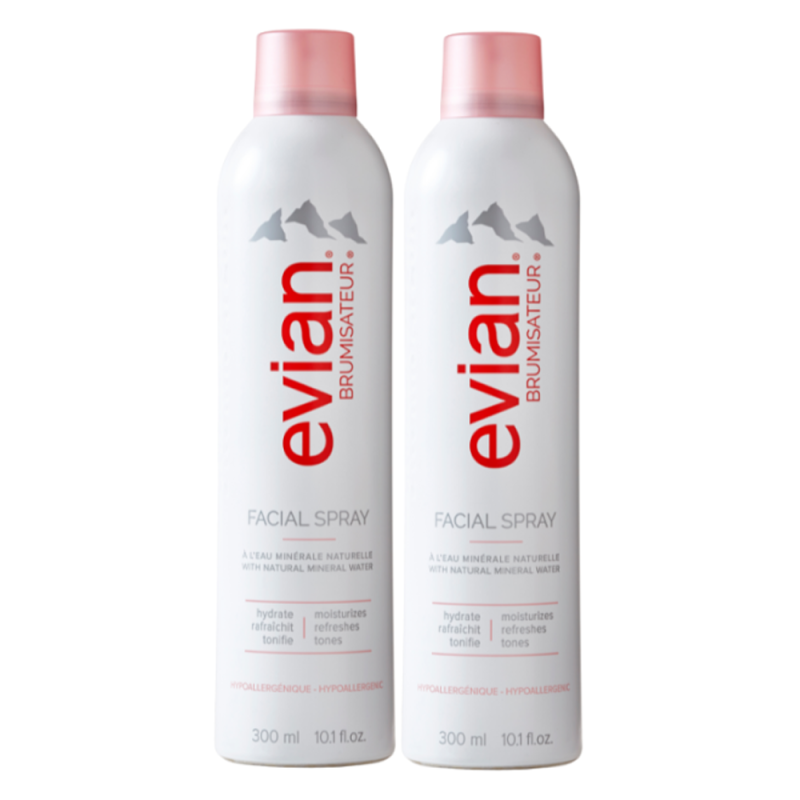 Evian Brumisateur visage lot de 2x300ml