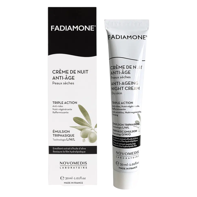 Fadiamone Crème de Nuit anti-âge peaux sèches 30ml