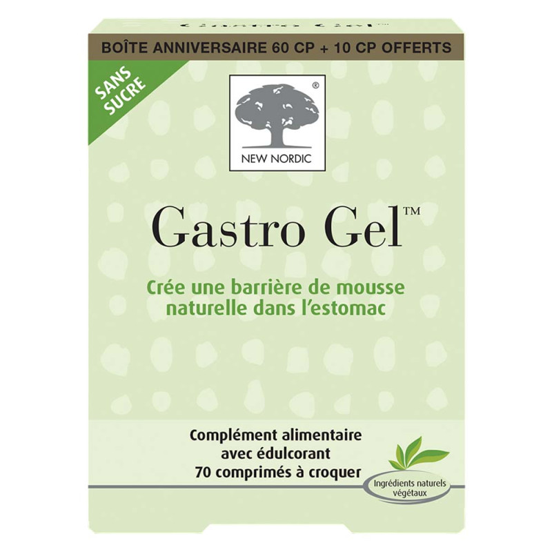 New Nordic Gastro Gel 70 comprimés à croquer
