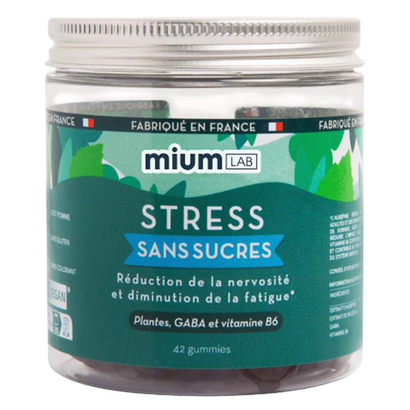Mium Lab Stress Sans sucres 42 gummies
