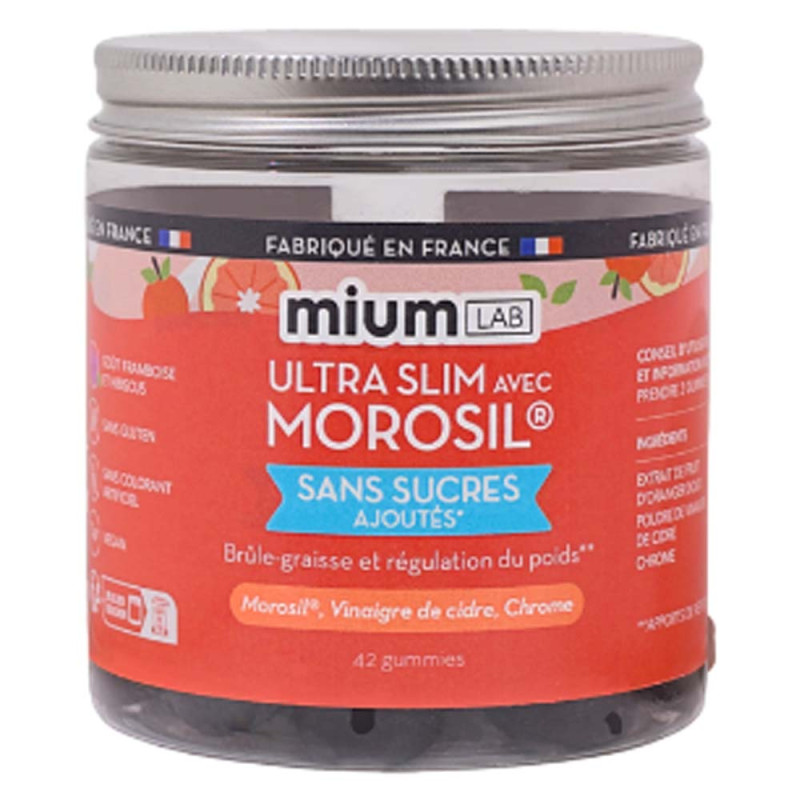 Mium Lab Ultra Slim Morosil Sans sucres 42 gummies