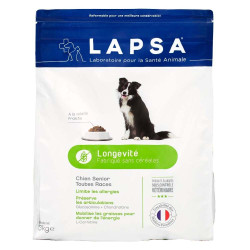 Lapsa Longévité Chien Senior toutes races croquettes 12kg