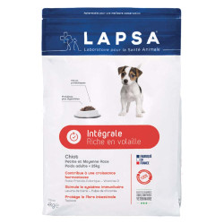 Lapsa Intégrale Chiot petite et moyenne race croquettes 12kg