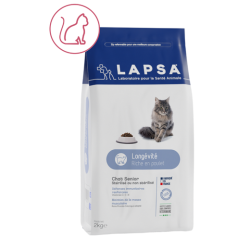 Lapsa Longévité croquettes chat senior 2kg