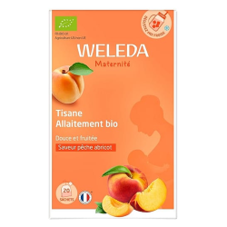 Weleda Tisane Allaitement bio saveur pêche abricot 20 sachets