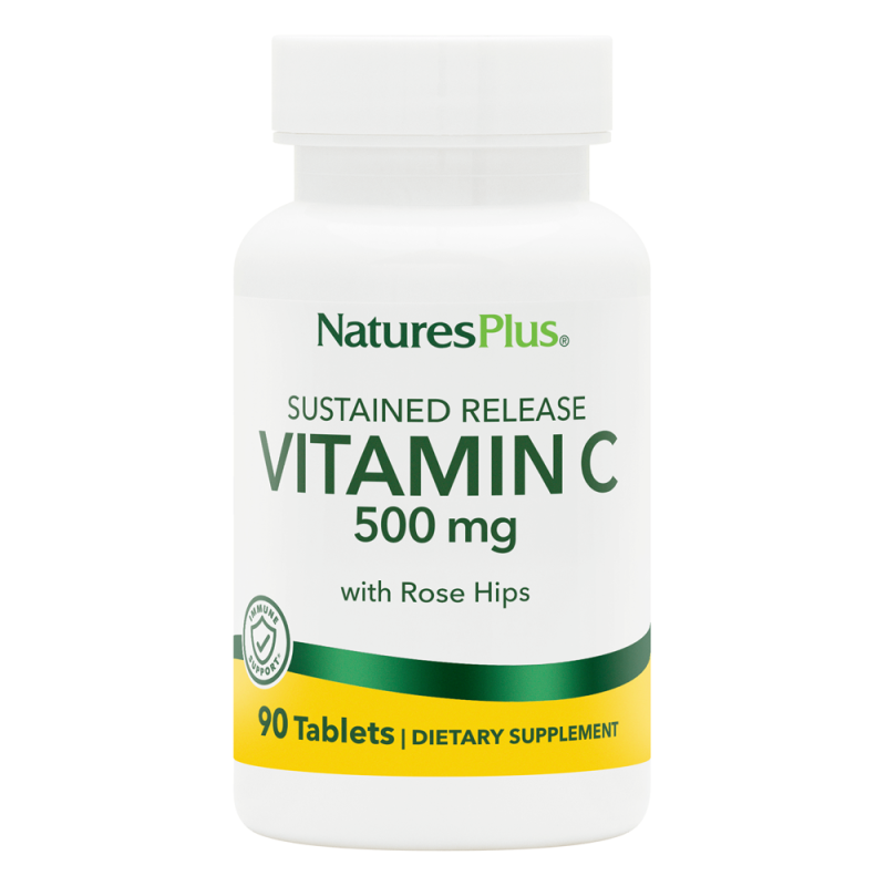 Natures Plus Vitamine C 500mg Rose Hips 90 comprimés