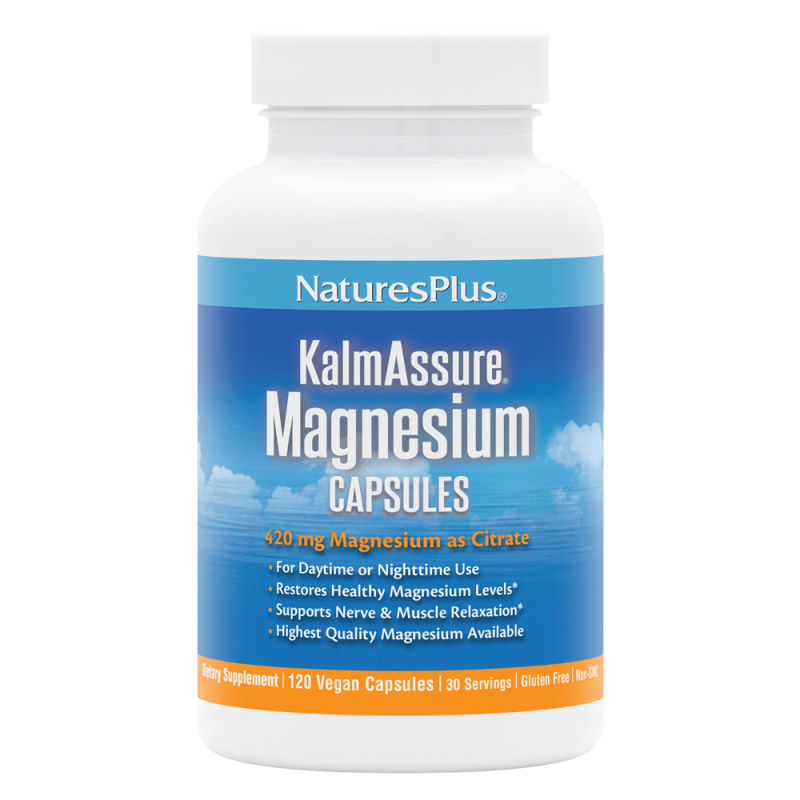 Natures Plus KalmAssure Magnesium 120 capsules