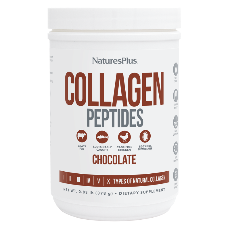 Natures Plus Collagen Peptides chocolat 0,83lb 378gr