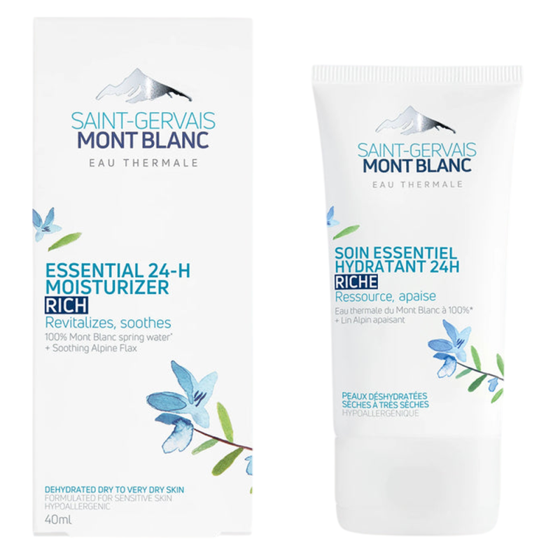Saint-Gervais Mont Blanc Soin essentiel hydratant 24h Riche 40ml