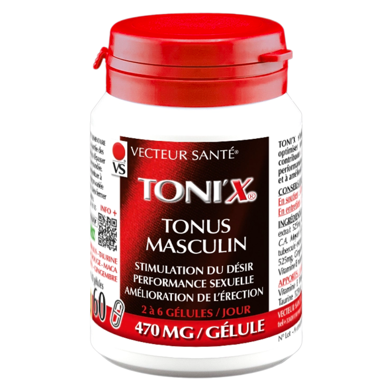 Vecteur Santé Toni'x Tonus Masculin 60 gélules
