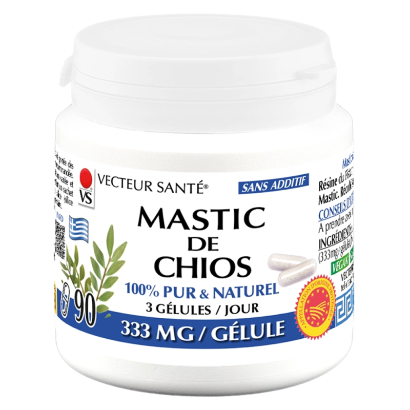 Vecteur Santé Mastic de l'île de Chios 90 gélules