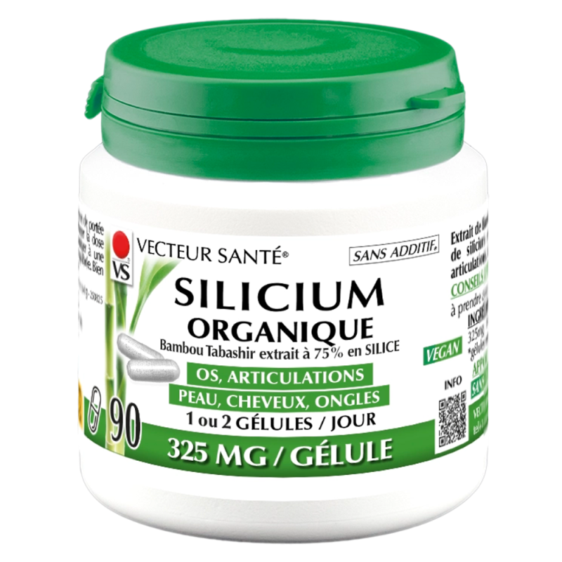 Vecteur Santé Silicium organique Bambou Tabashir 90 gélules