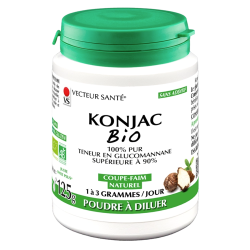 Vecteur Santé Konjac Bio poudre 125gr