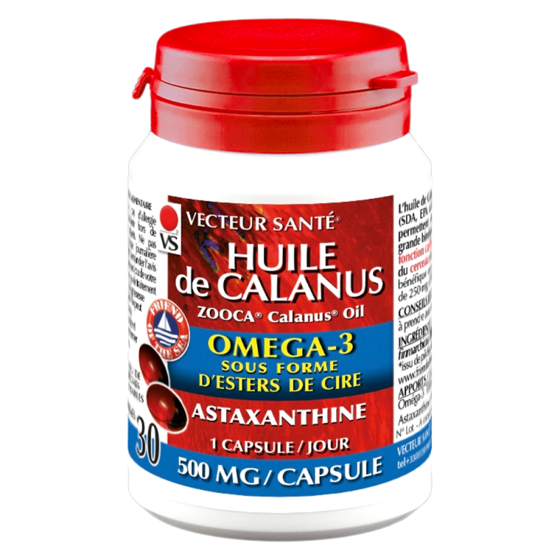 Vecteur Santé Huile de calanus 30 capsules