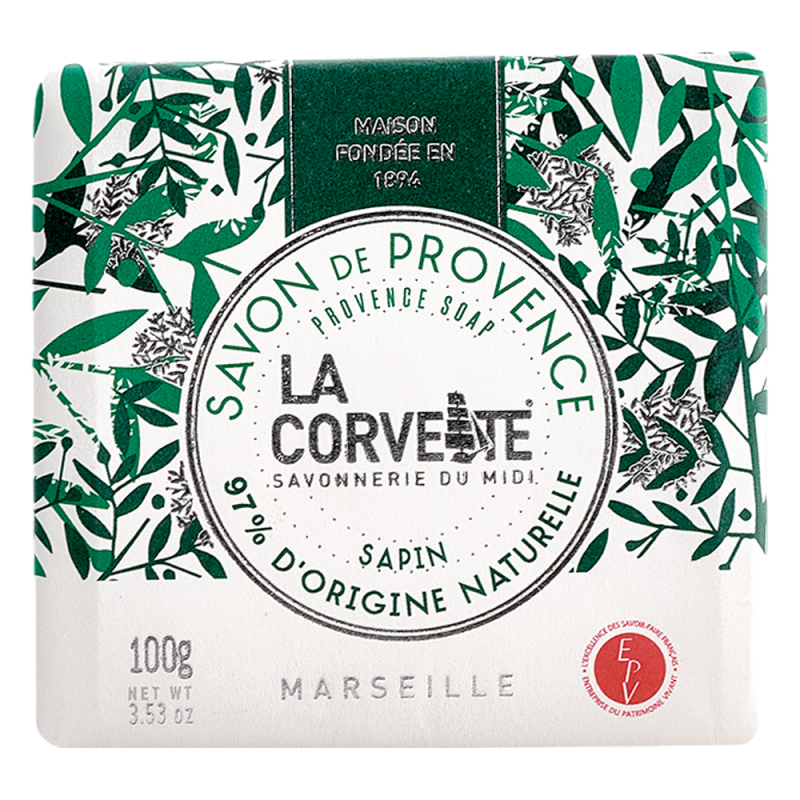La Corvette Savon de Provence Sapin 100gr