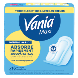 Vania Maxi Confort Normal+ 16 serviettes