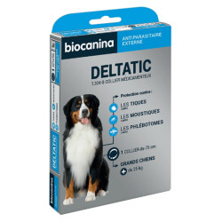 Biocanina Deltatic 1,304gr Collier médicamenteux grands et très grands chiens