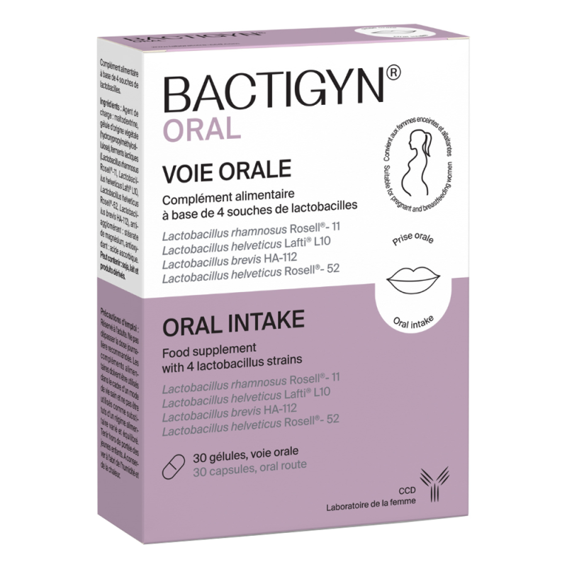 Laboratoire CCD BactiGyn Oral 30 gélules
