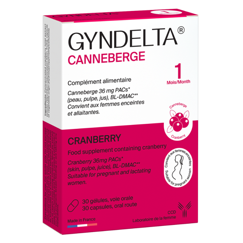 Laboratoire CCD Gyndelta Canneberge 30 gélules