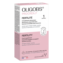 Laboratoire CCD Oligobs Procréa F 30 comprimés + 30 capsules