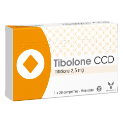 Tibolone CCD 2,5mg 28 comprimés