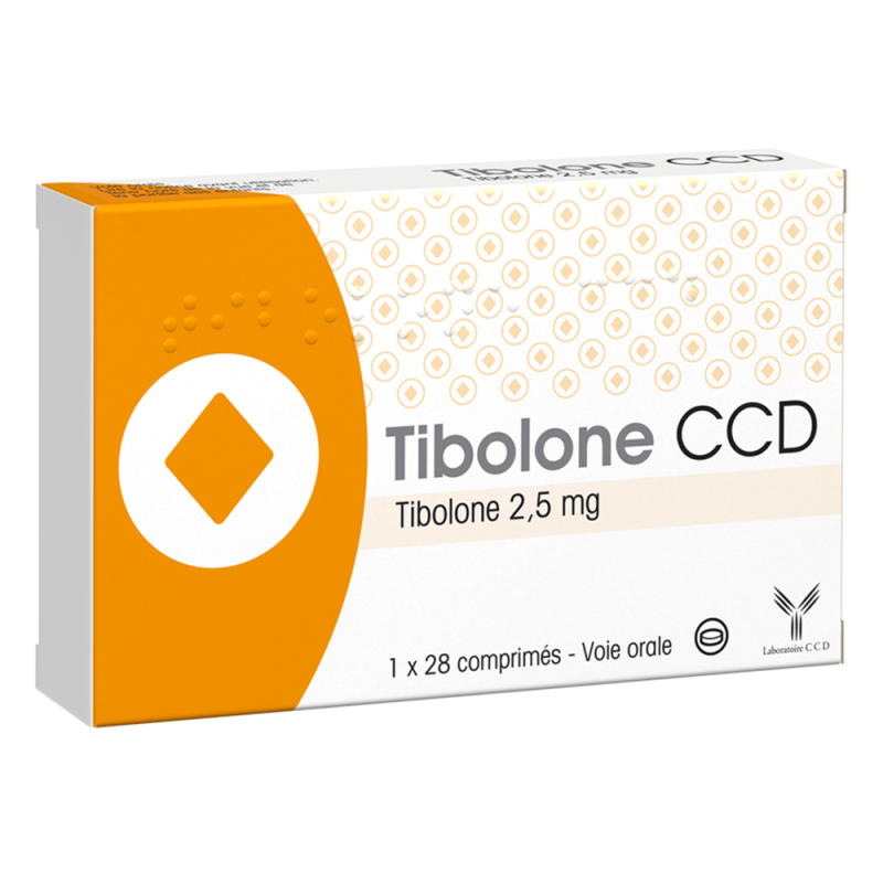 Tibolone CCD 2,5mg 28 comprimés