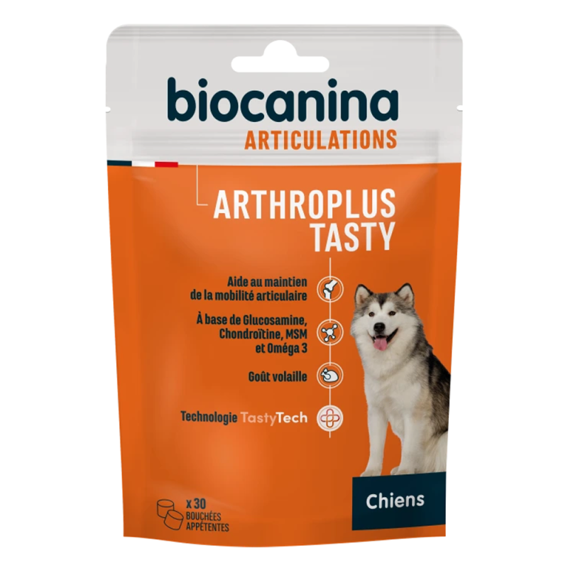 Biocanina Articulations Arthroplus Tasty chiens 30 bouchées appétentes