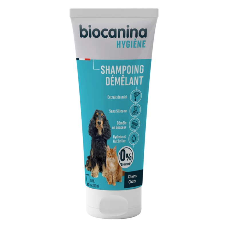 Biocanina Shampoing Démêlant chiens chats 200ml