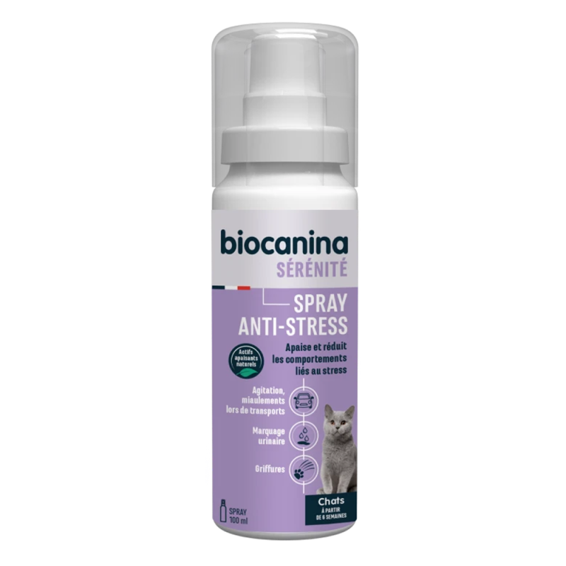 Biocanina Spray Anti-stress chats 100ml
