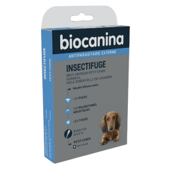 Biocanina Insectifuge Spot-on petit chien +6 mois 2 pipettes